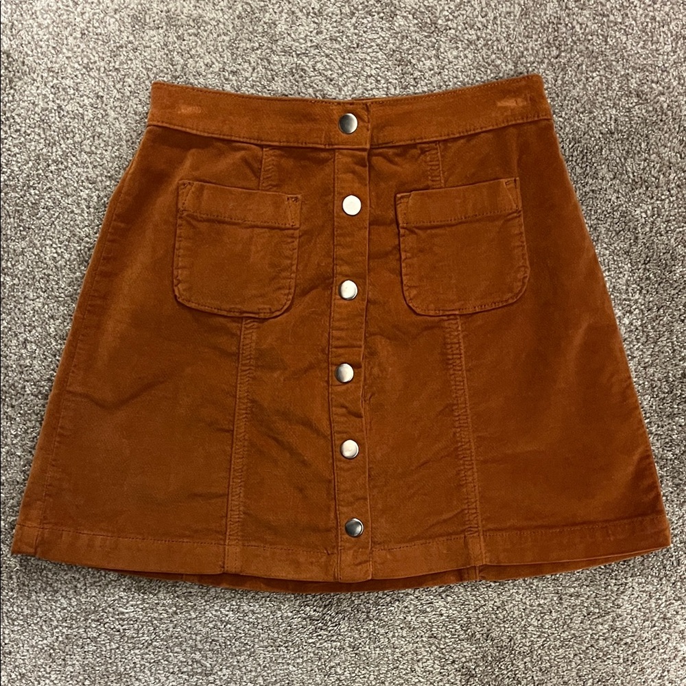 Urban Outfitters Camel Mini Skirt